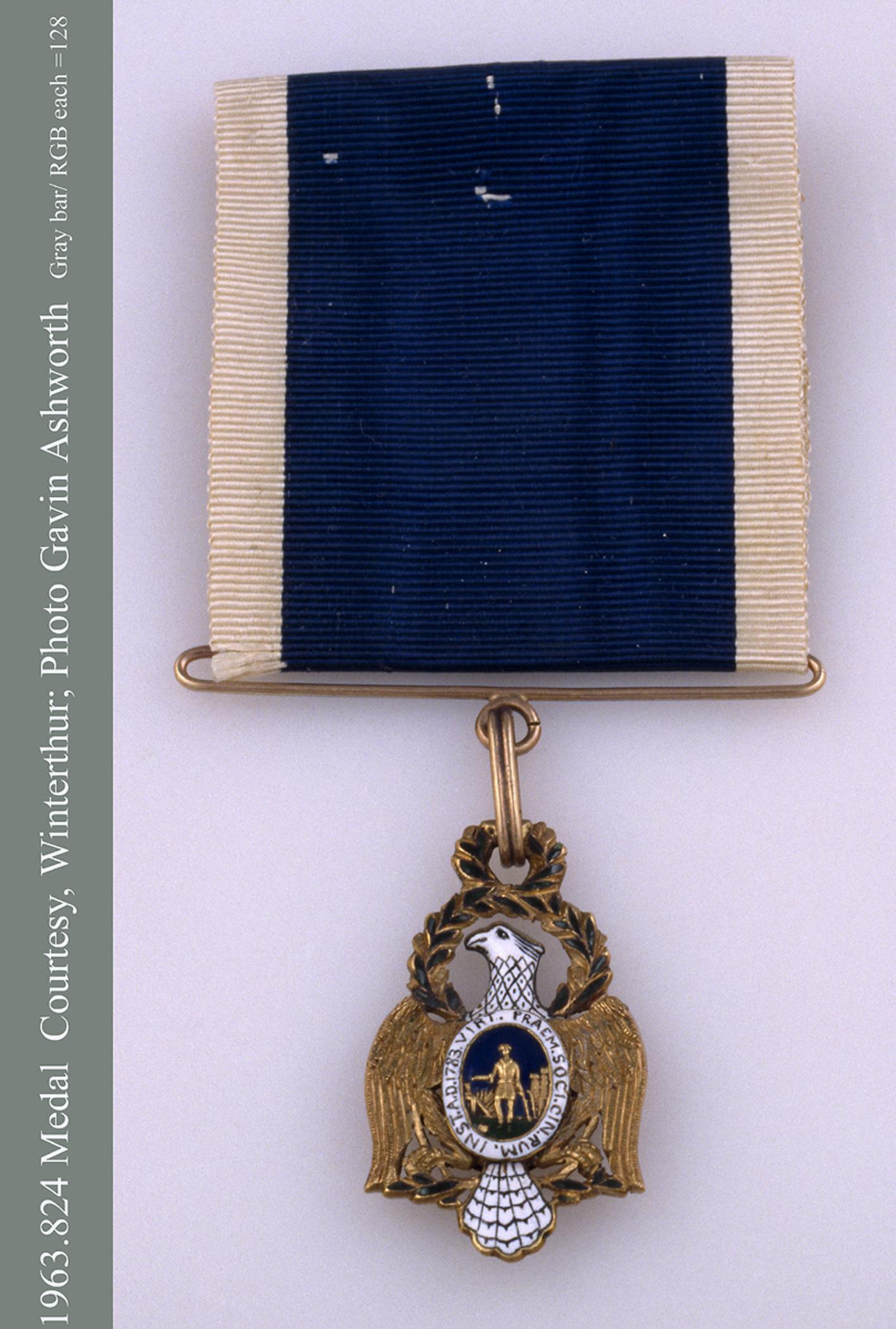 1963.0824 Medal, Society of the Cincinnati