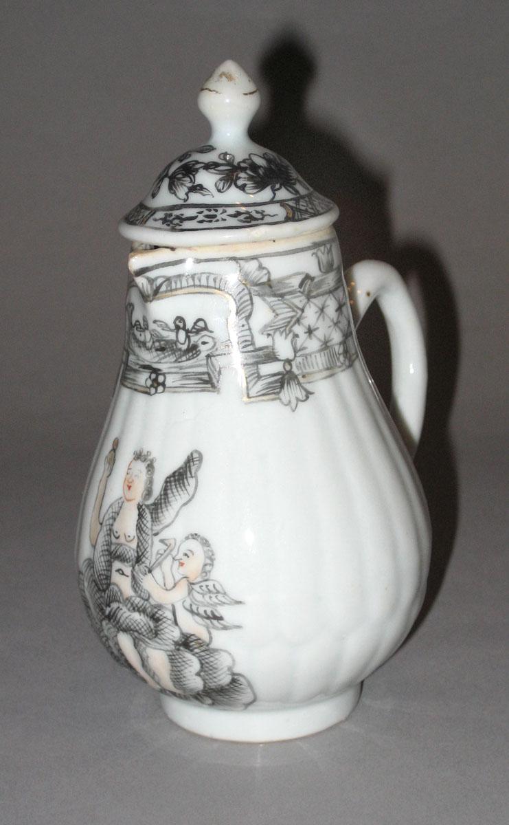1963.0847 A, B Porcelain milk jug