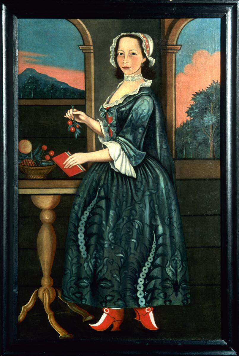 1963.0852 A, B Painting and Frame