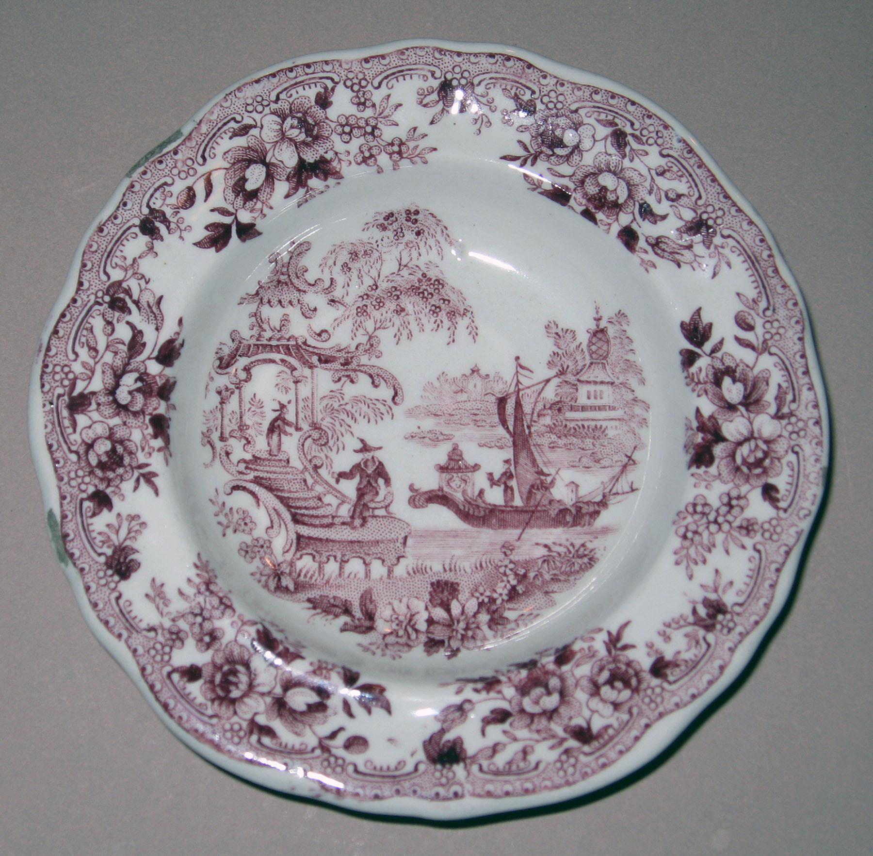 1955.0136.190 Earthenware soup plate