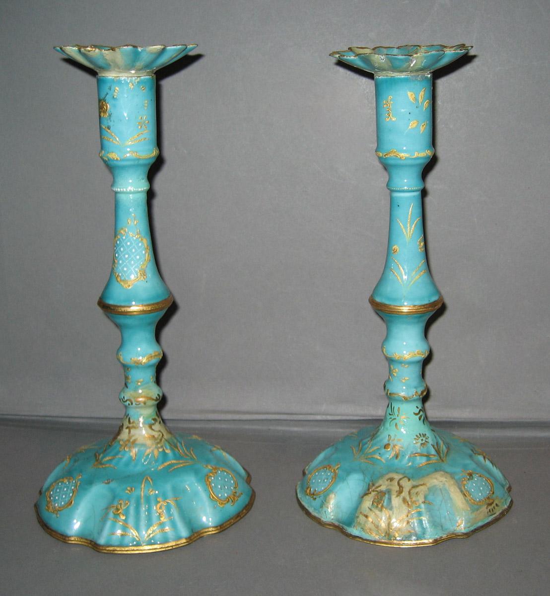 1963.0886.001 A, B and .002 A, B Candlesticks