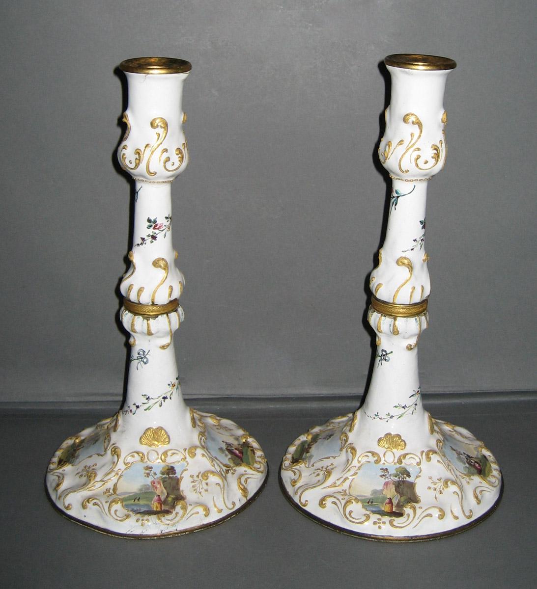 1963.0892.001 and .002 Candlesticks