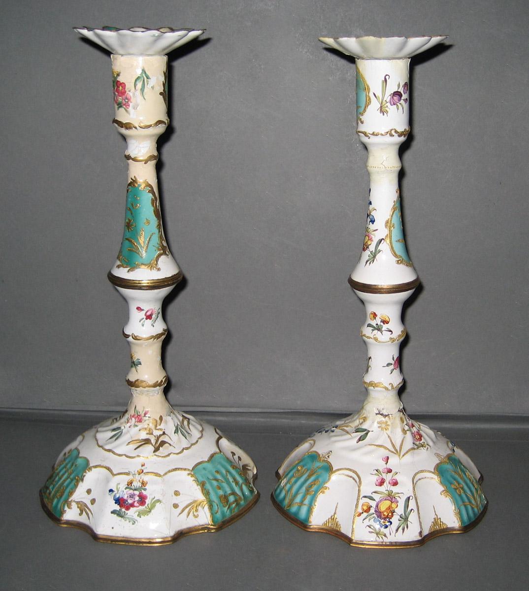 1963.0898.001 A, B and .002 A, B Candlesticks