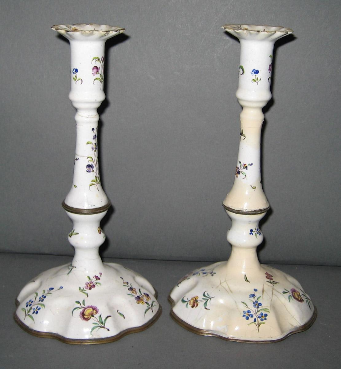 1963.0905.001 and .002 Candlesticks
