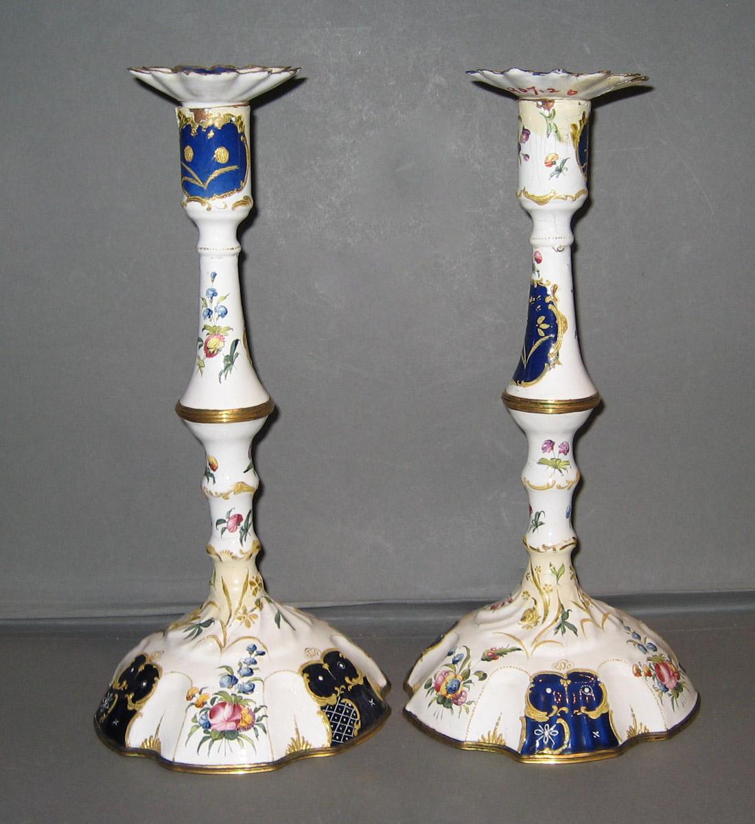 1963.0907.001 A, B and .002 A, B Candlesticks