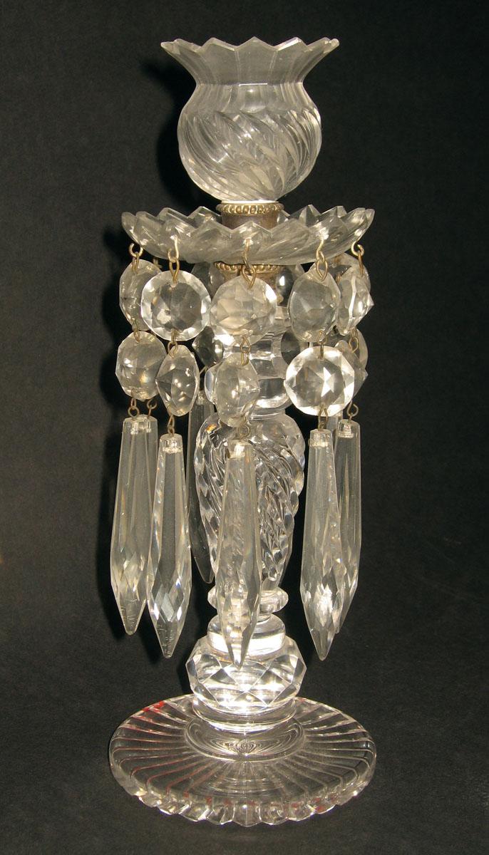 1963.0909.001 Glass candlestick