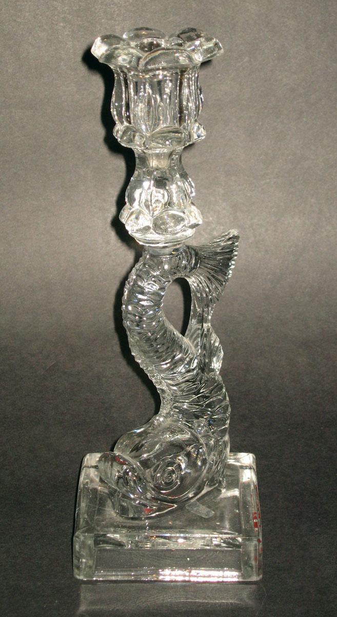 1963.0918.001 Glass candlestick