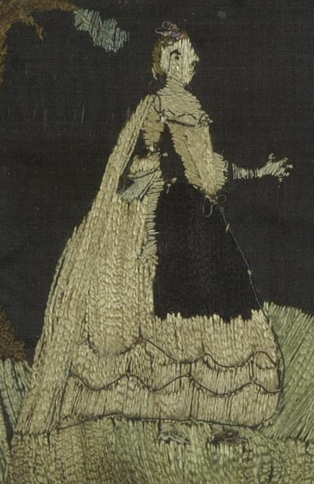 1955.0137 A Needlework Picture, Detail 3