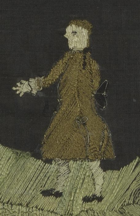 1955.0137 A Needlework Picture, Detail 4