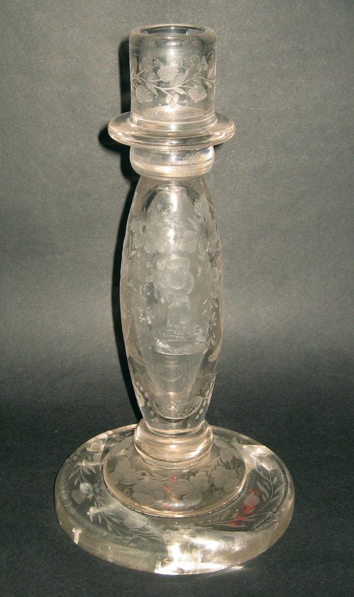 1963.0949.002 Glass candlestick (view 2)