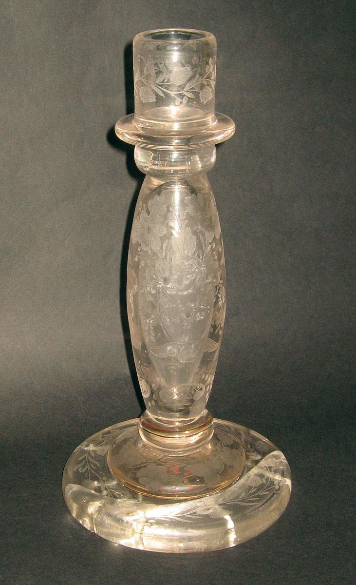 1963.0949.002 Glass candlestick (view 3)