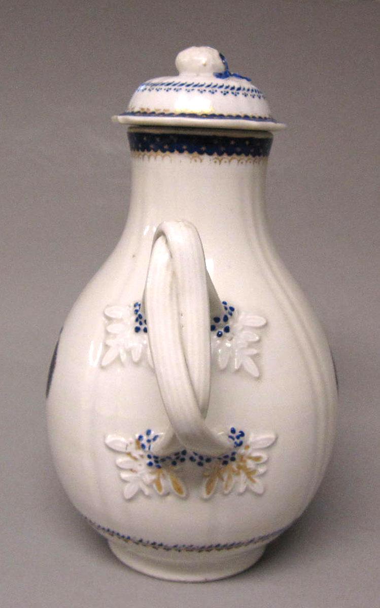 1963.0963 A,B Porcelain chocolate pot handle