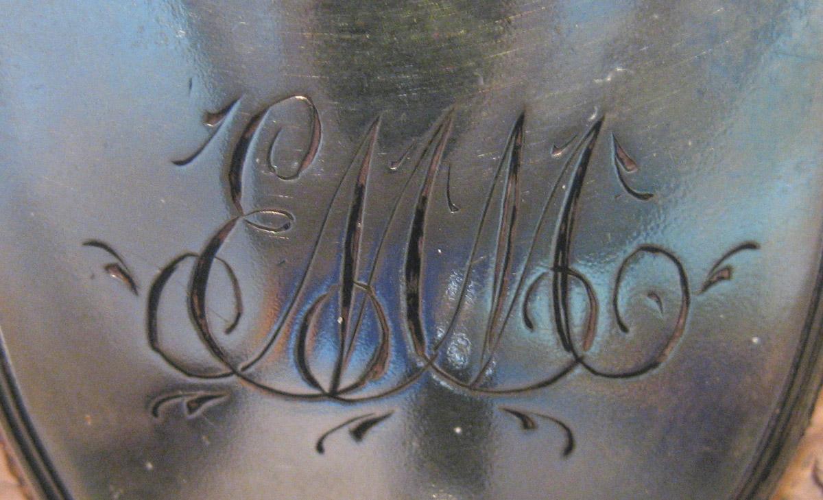 1955.0144 A, B Hot-water urn (inscription)