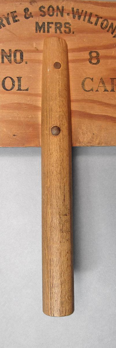1963.1004.001, Wool card, handle