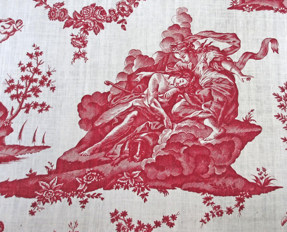 1964.0011.002 textile, printed detail 1