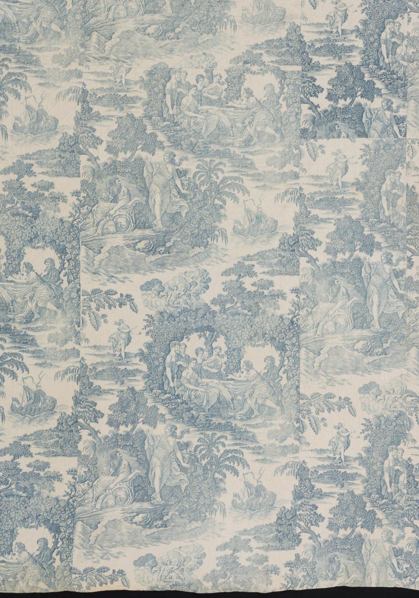 T2142 textile, printed design repeat