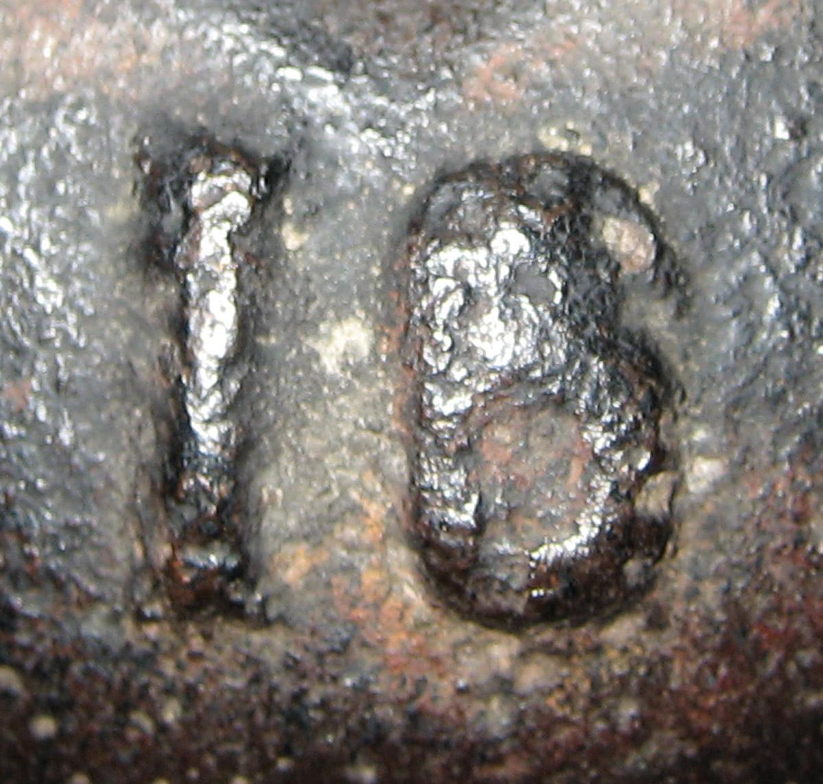1964.0022 B (detail) Steelyard Weight