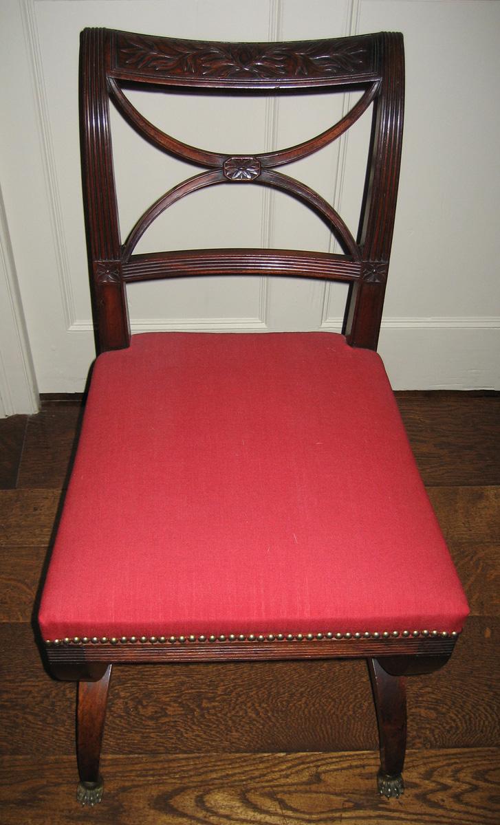 1964.0024.002 Chair with 1992.0516 cover