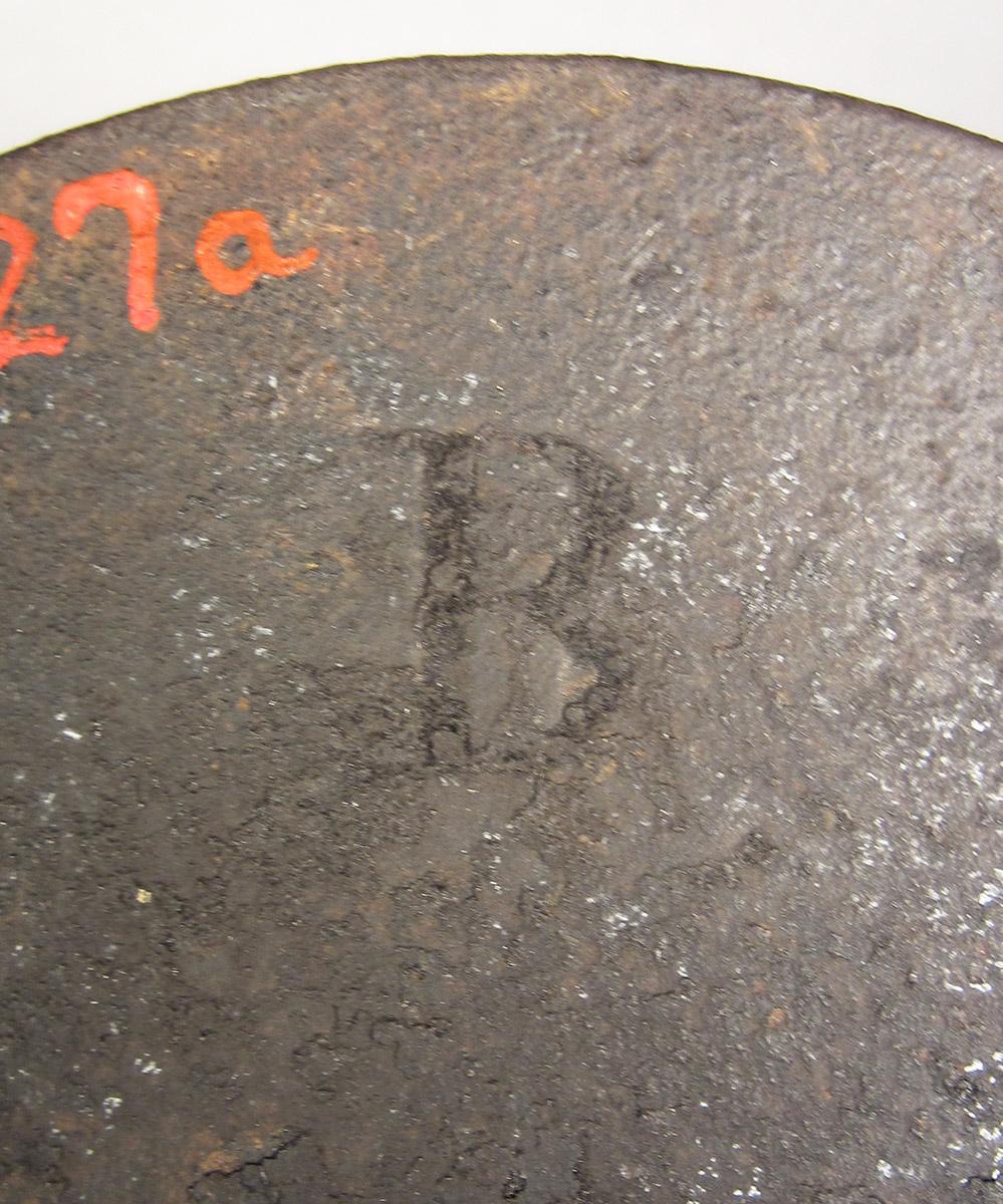 1964.0027, Glue pot, piece A mark