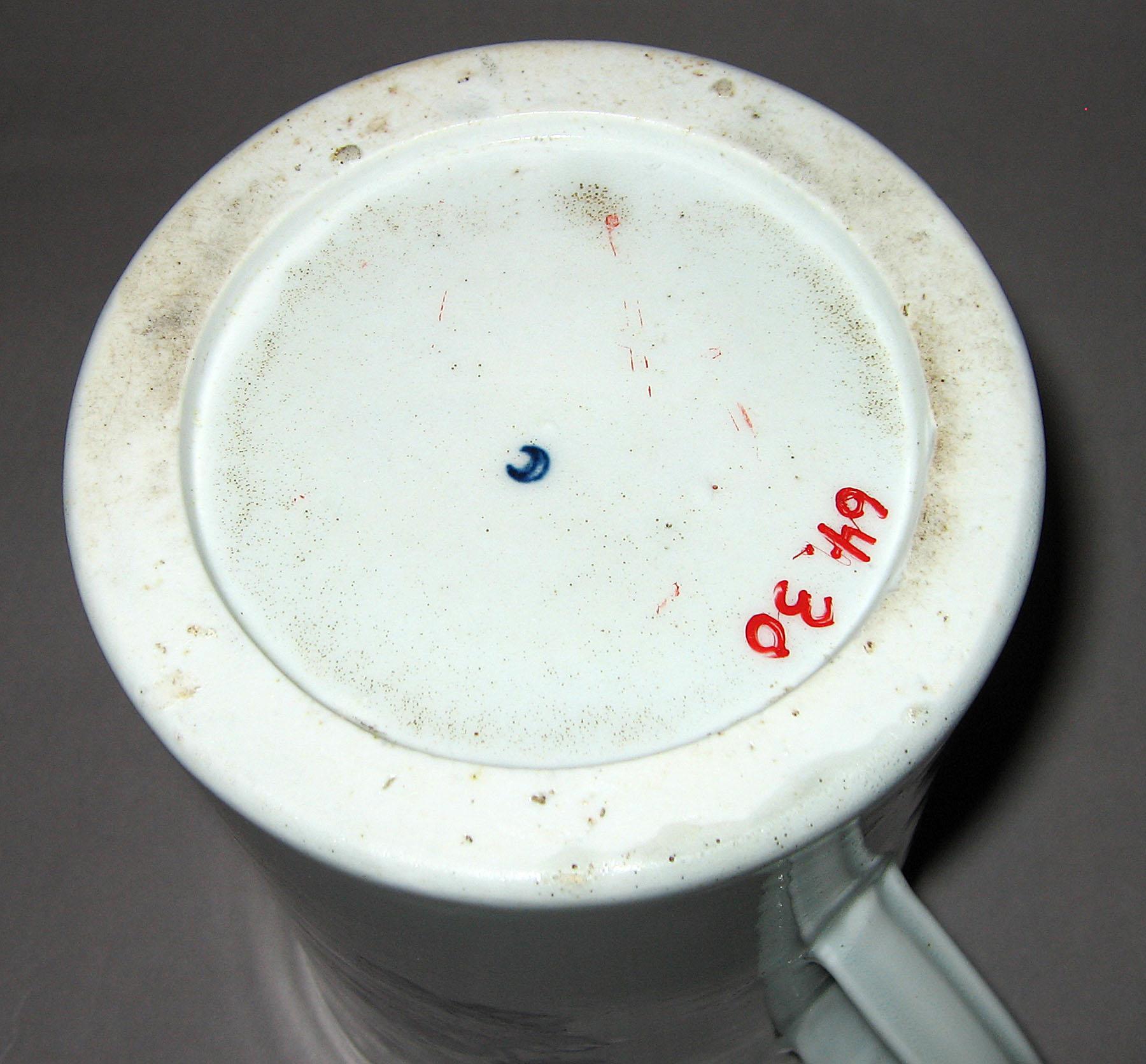 1964.0030 Mug (Worcester mark)