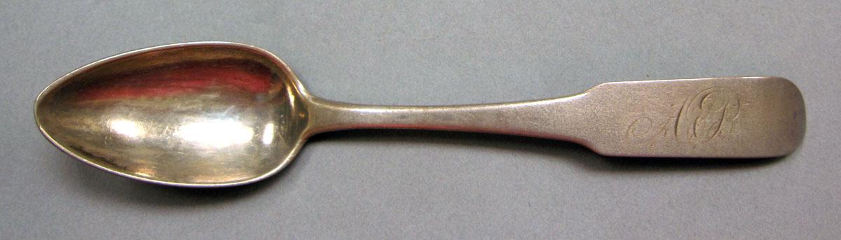 1964.0032 Silver spoon upper surface