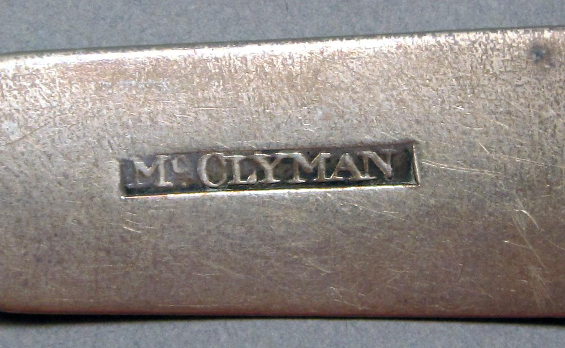1964.0032 Silver spoon mark