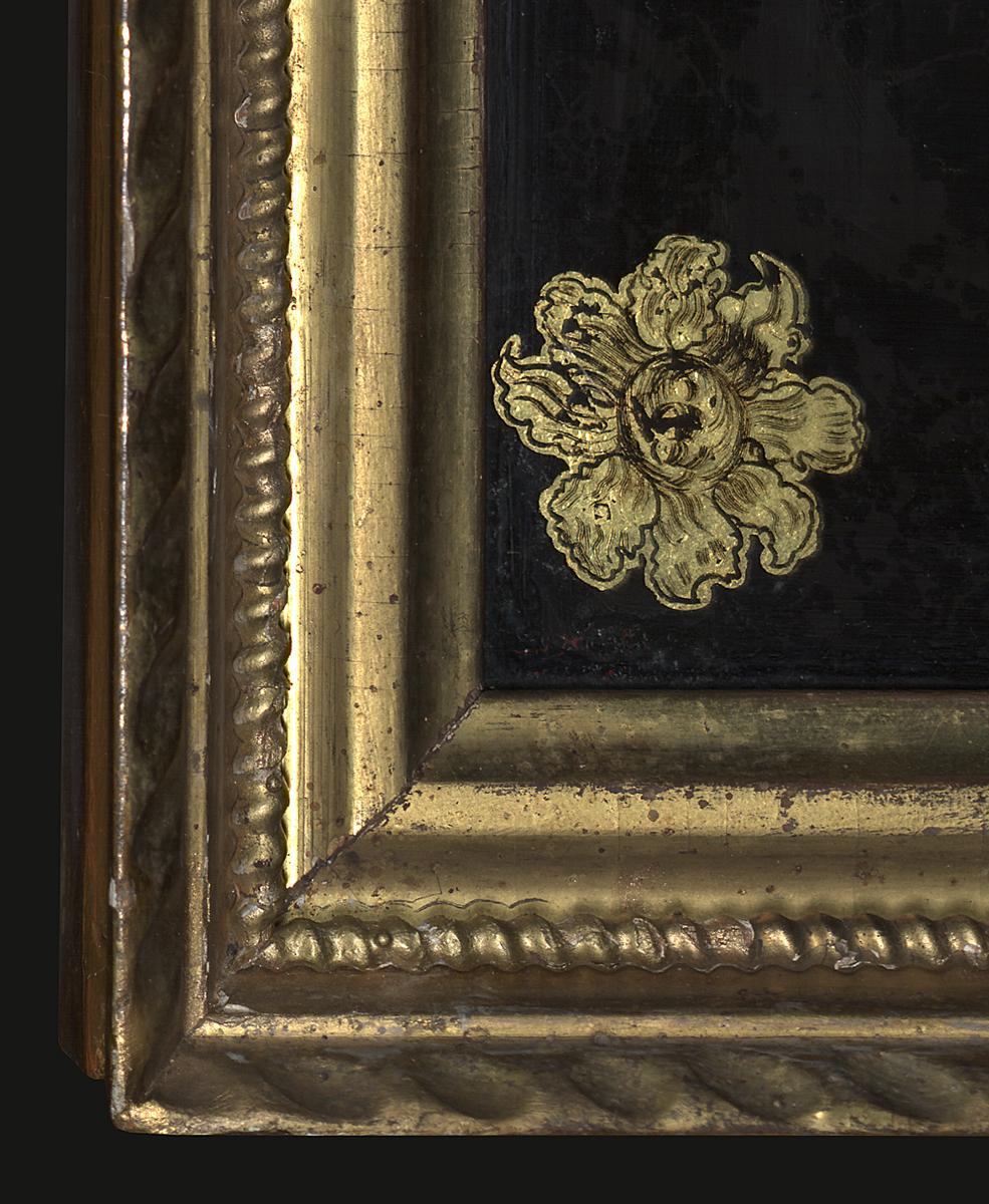 1964.0034 A, C Frame and Glass, Detail