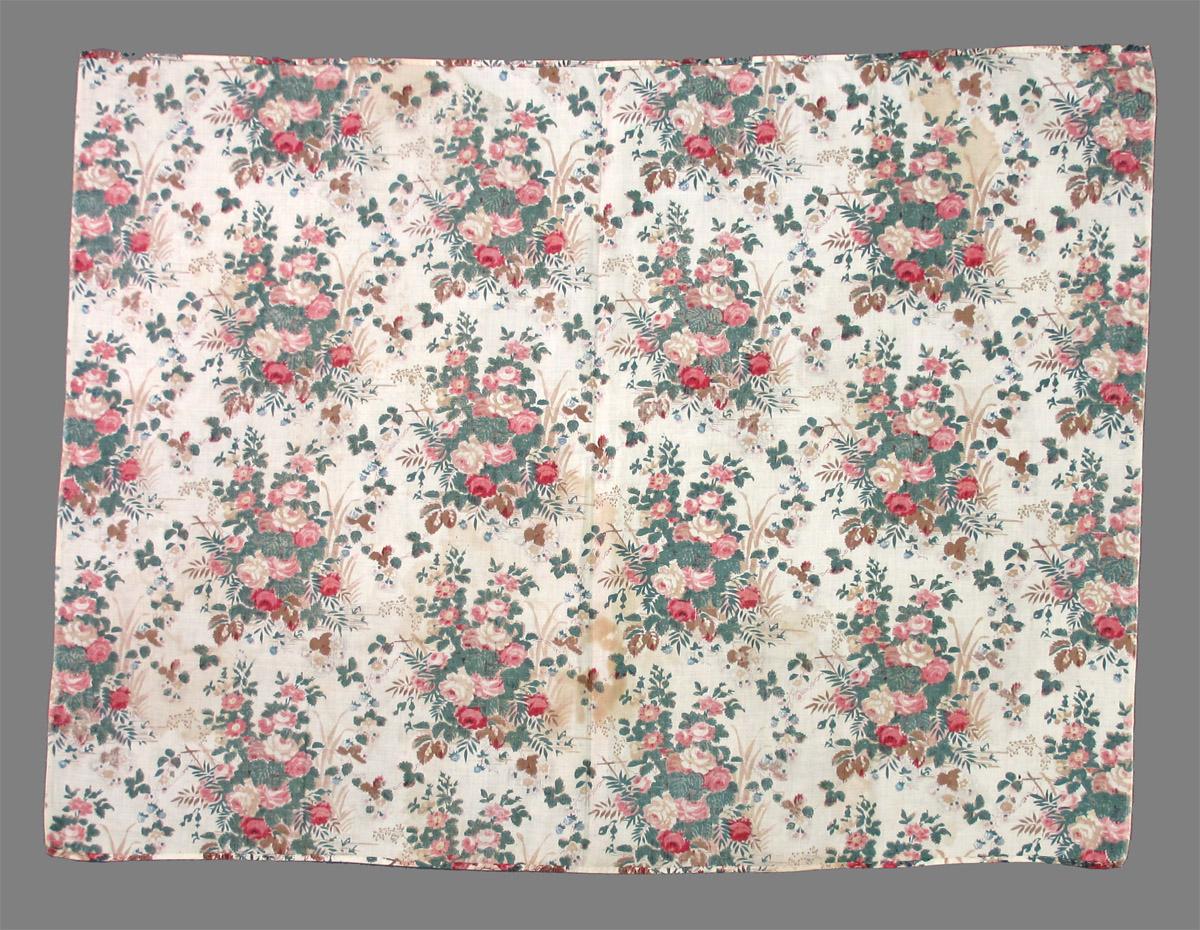 1964.0040 textile, printed reverse