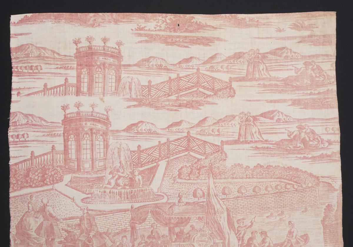 1964.0041 Textile, printed, detail 3