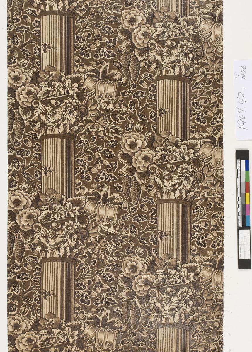 1964.0042 Textile, printed, detail 1