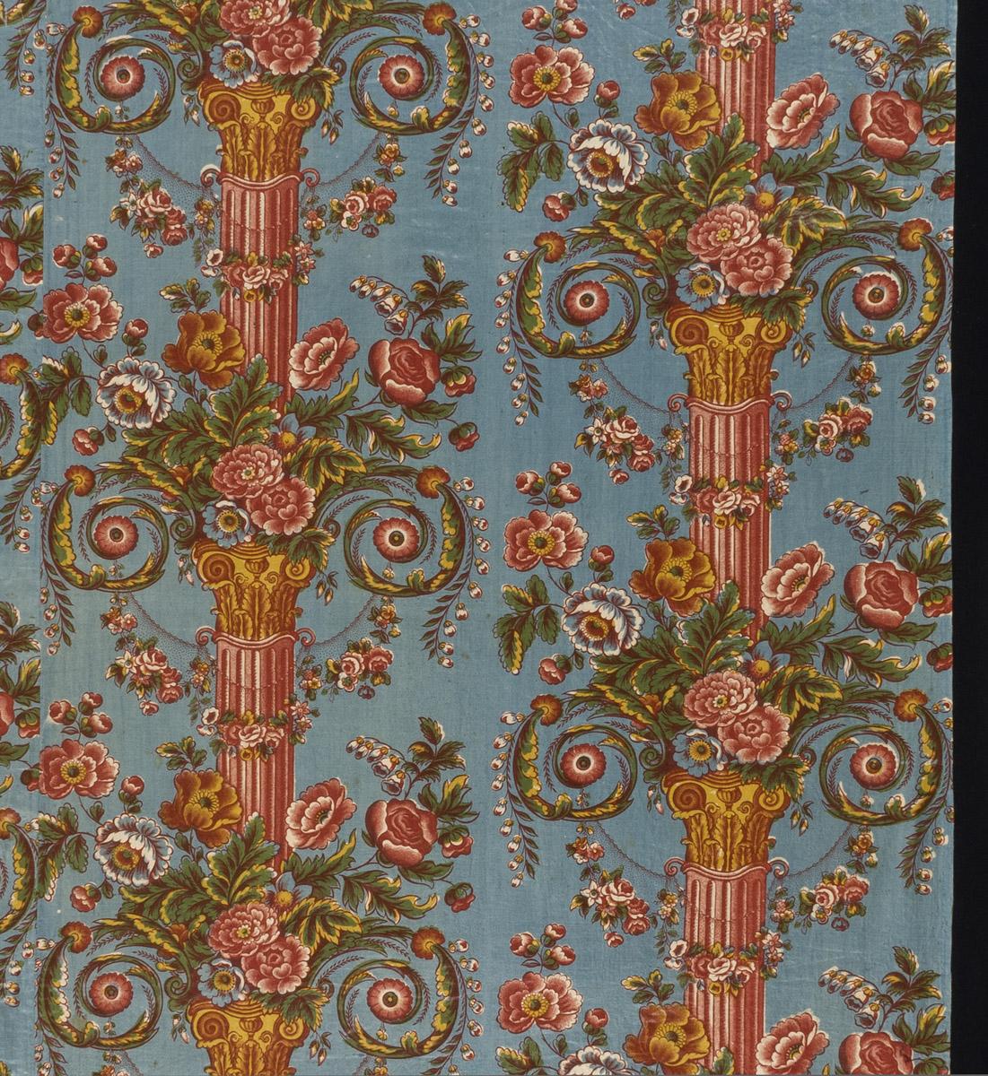 1964.0043 Textile, printed, detail 3