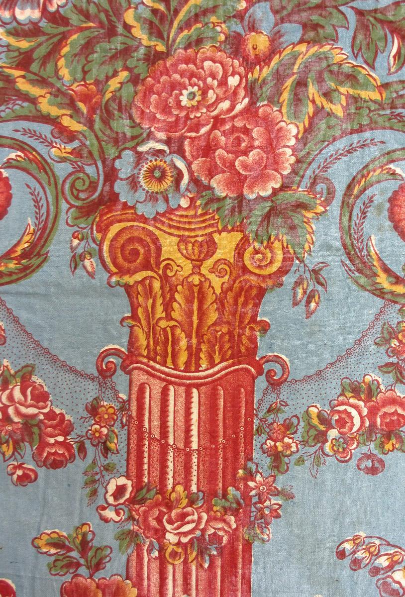 1964.0043 textile, printed detail 6