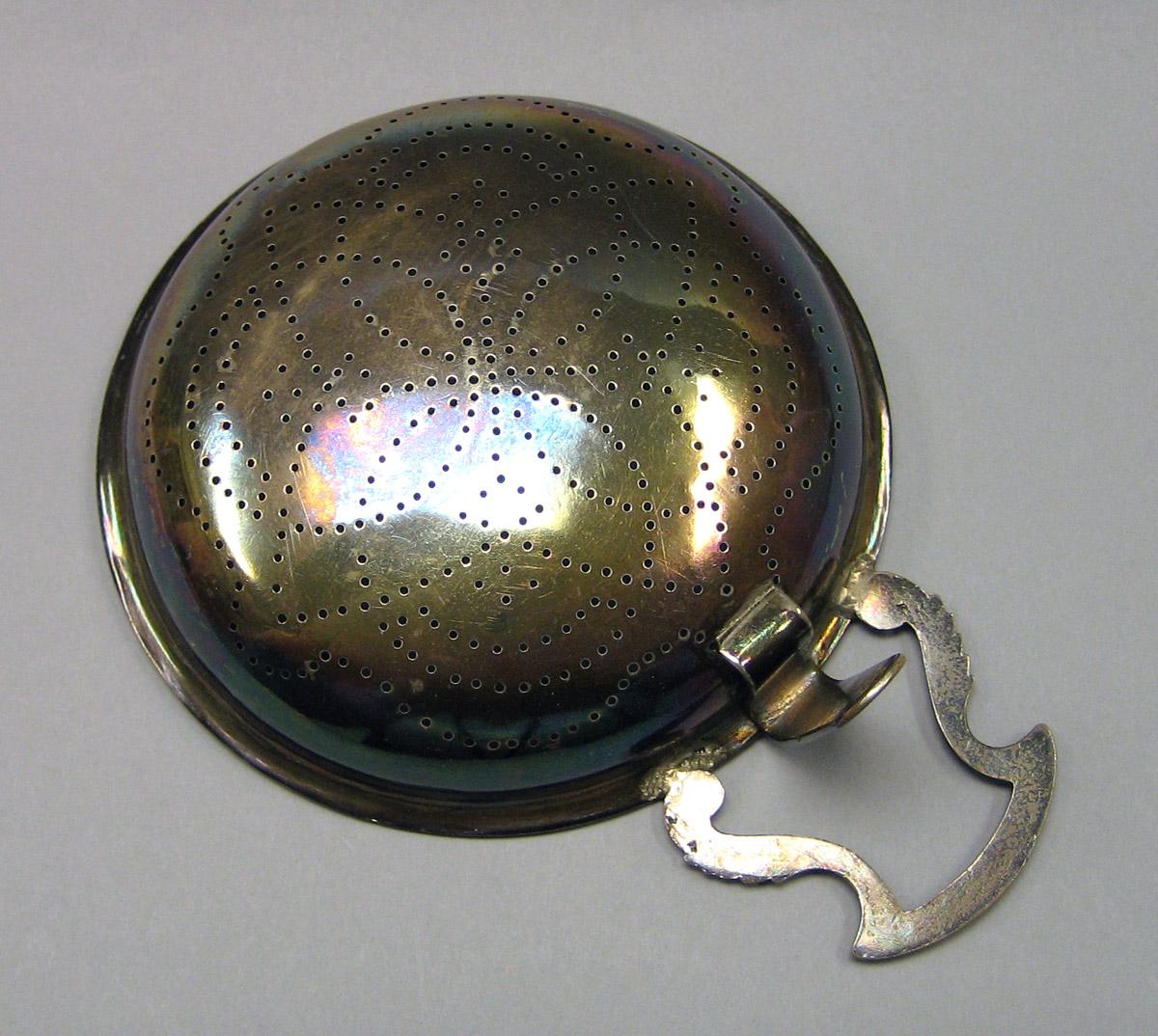1964.0049 Silver Strainer underside