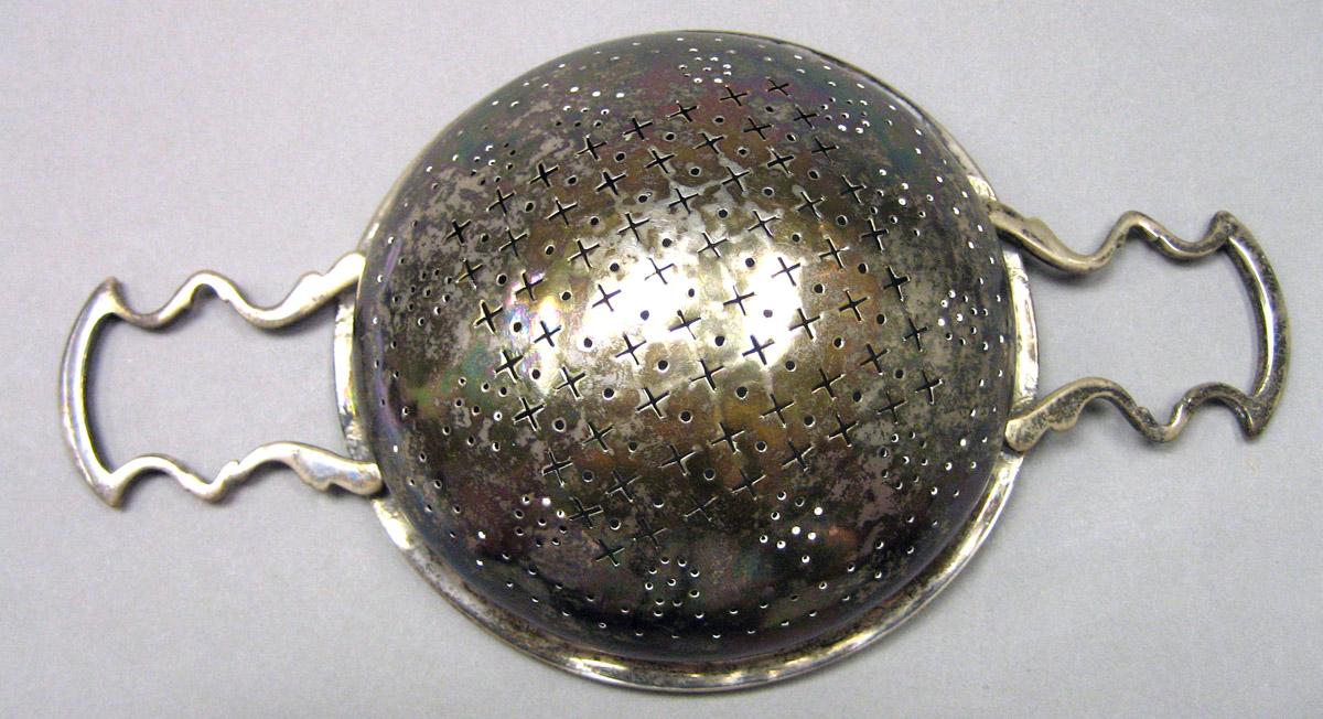 1964.0058 Silver Strainer underside