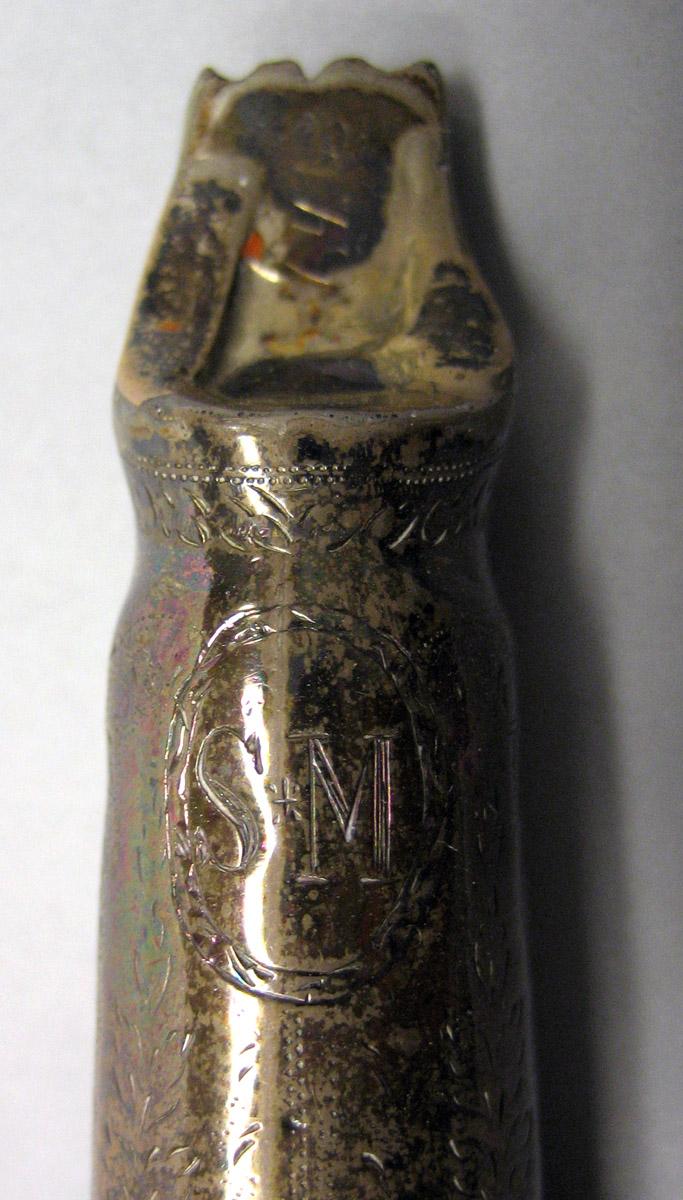 1964.0063 Silver Whistle engraving