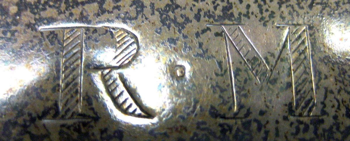 1964.0065 Silver Vinaigrette engraving