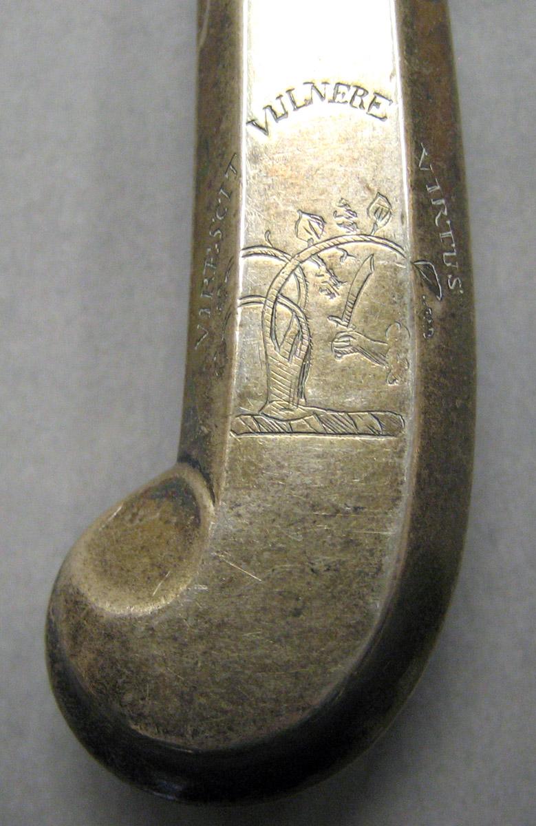 1964.0067.004 Silver Knife engraving