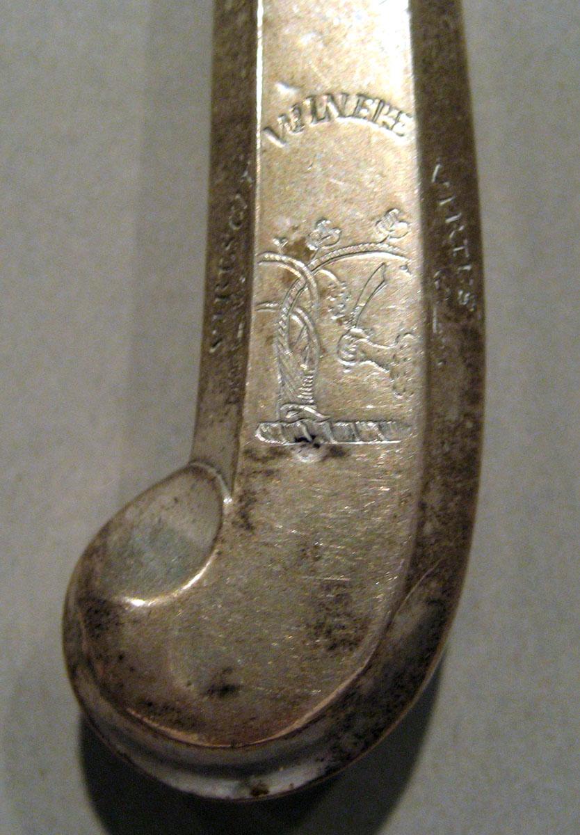 1964.0067.006 Silver Knife engraving