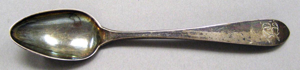 1964.0068.001 Silver Spoon upper surface