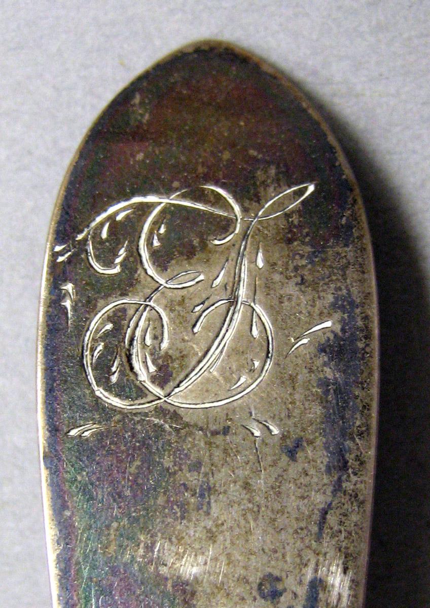 1964.0068.001 Silver Spoon engraving