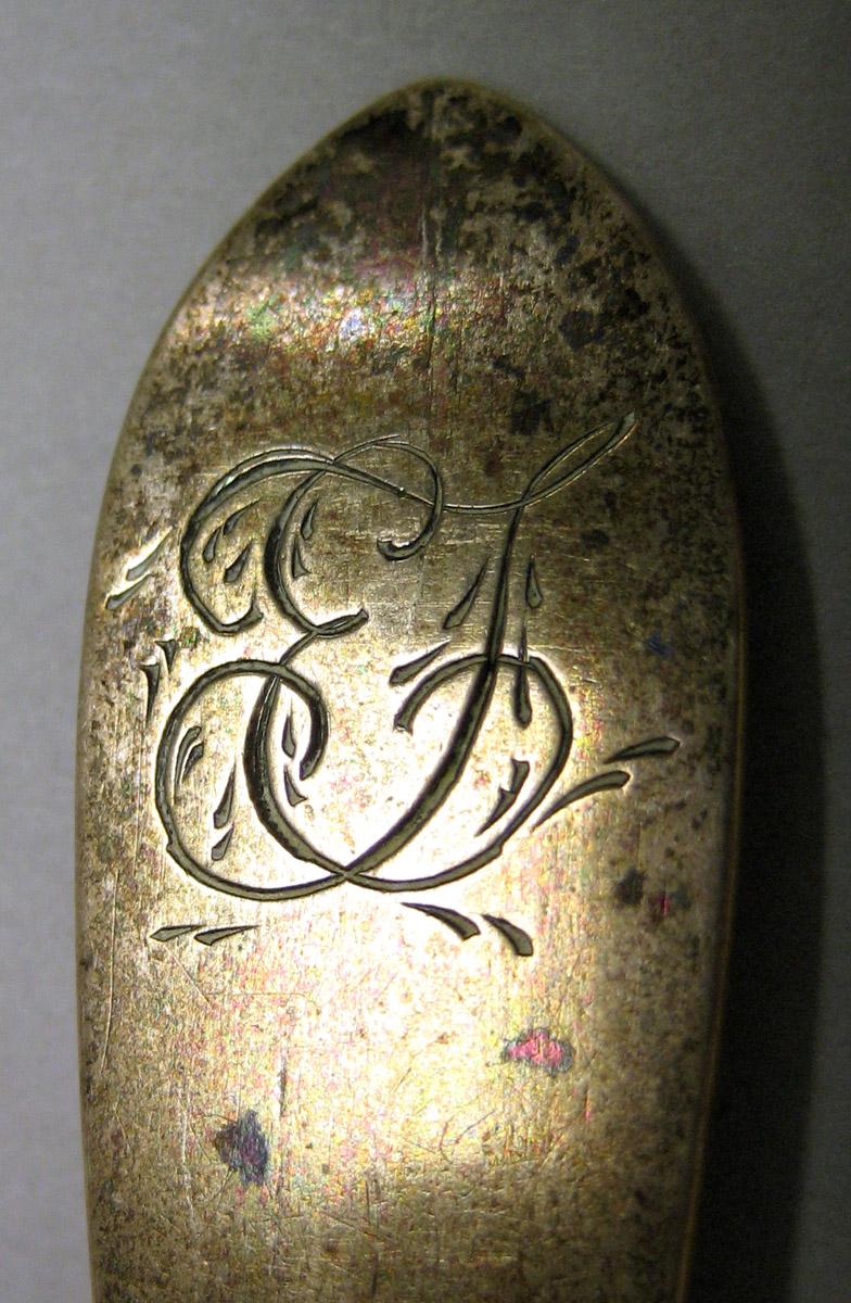 1964.0068.002 Silver Spoon engraving