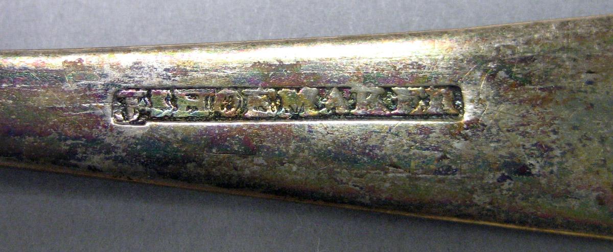 1964.0068.002 Silver Spoon mark