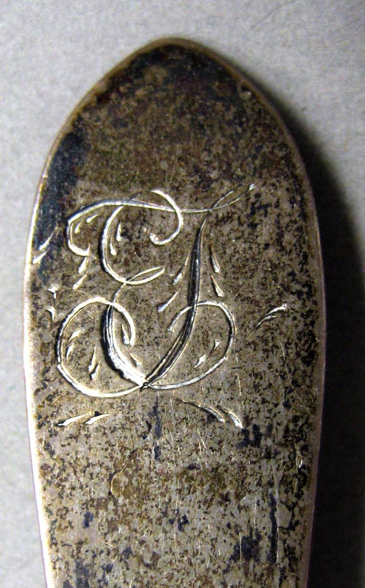 1964.0068.003 Silver Spoon engraving