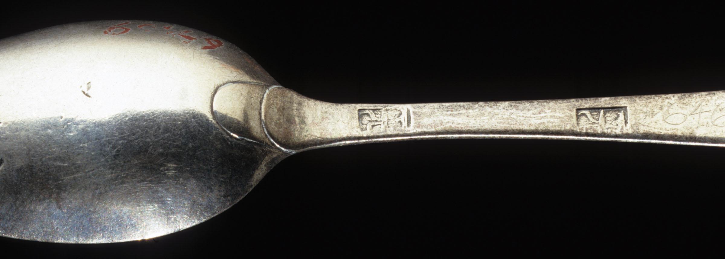 1964.0069 Spoon, Teaspoon, detail 1