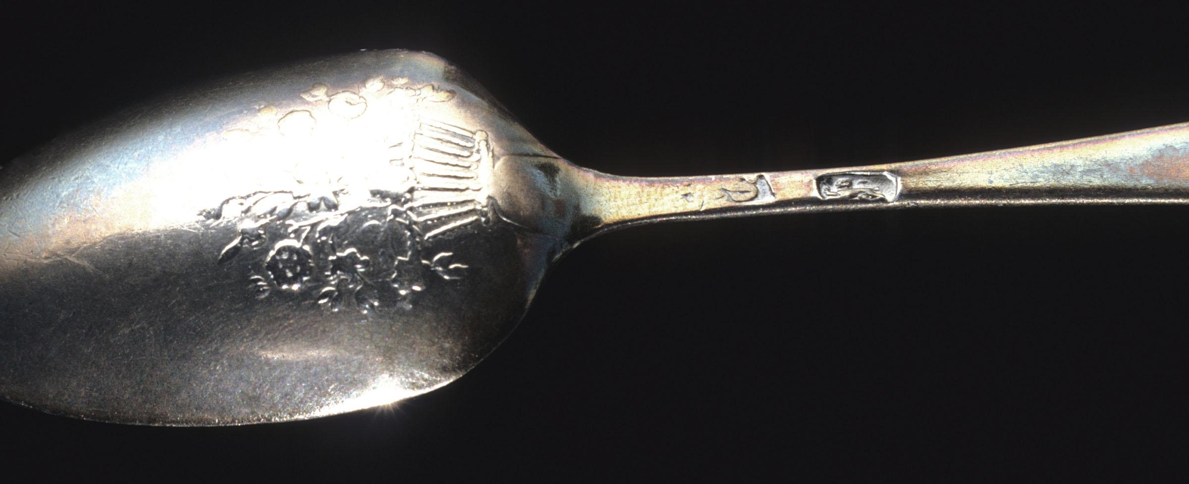 1964.0071 Spoon, Teaspoon, detail 1