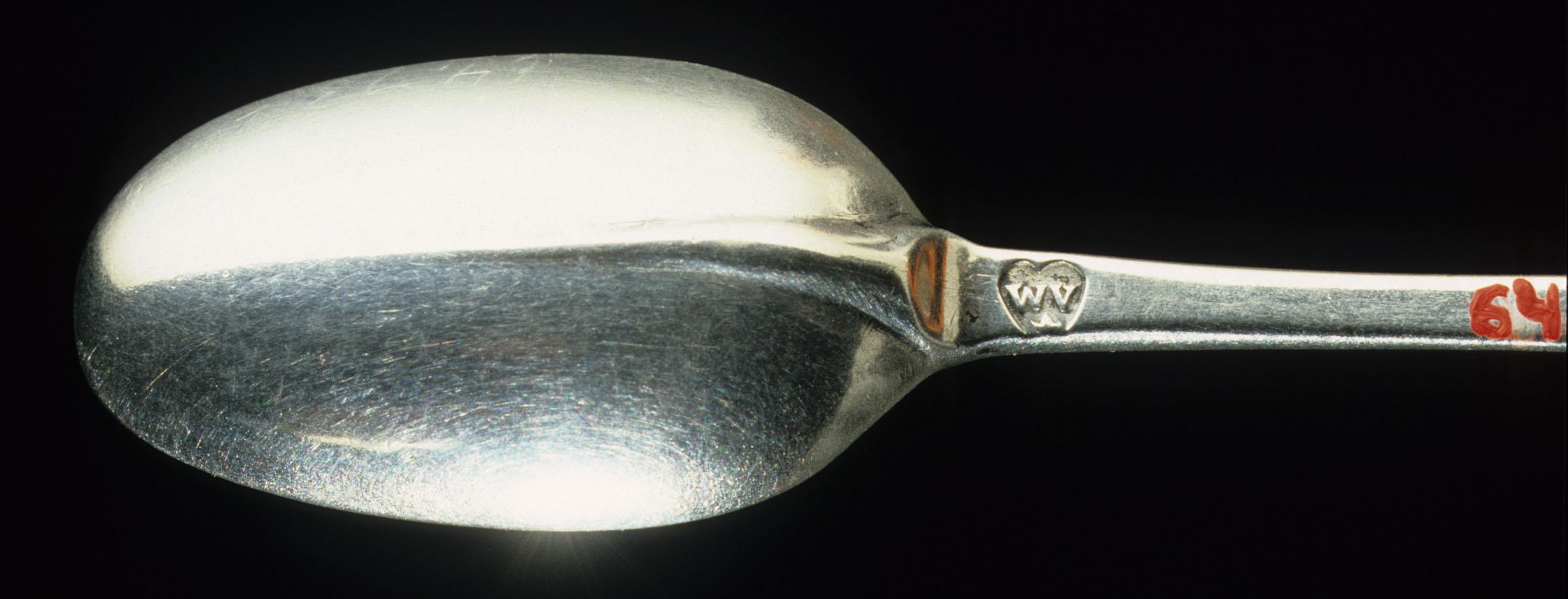 1964.0073.002 Spoon, Teaspoon, detail 1