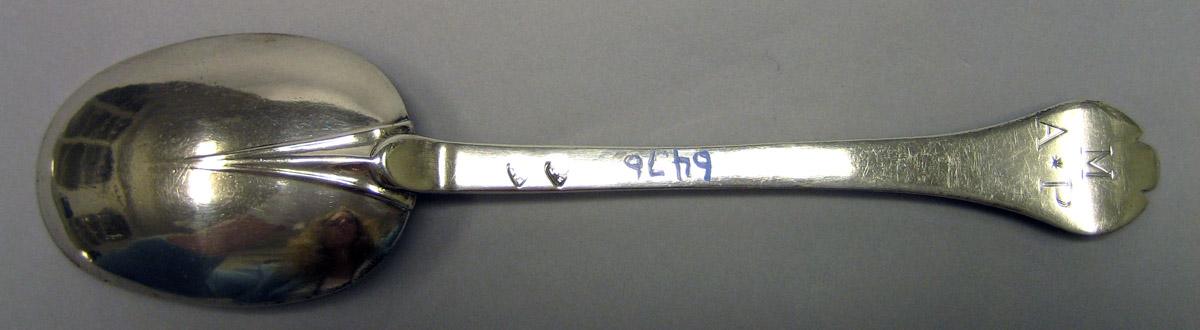 1964.0076 Silver Spoon underside