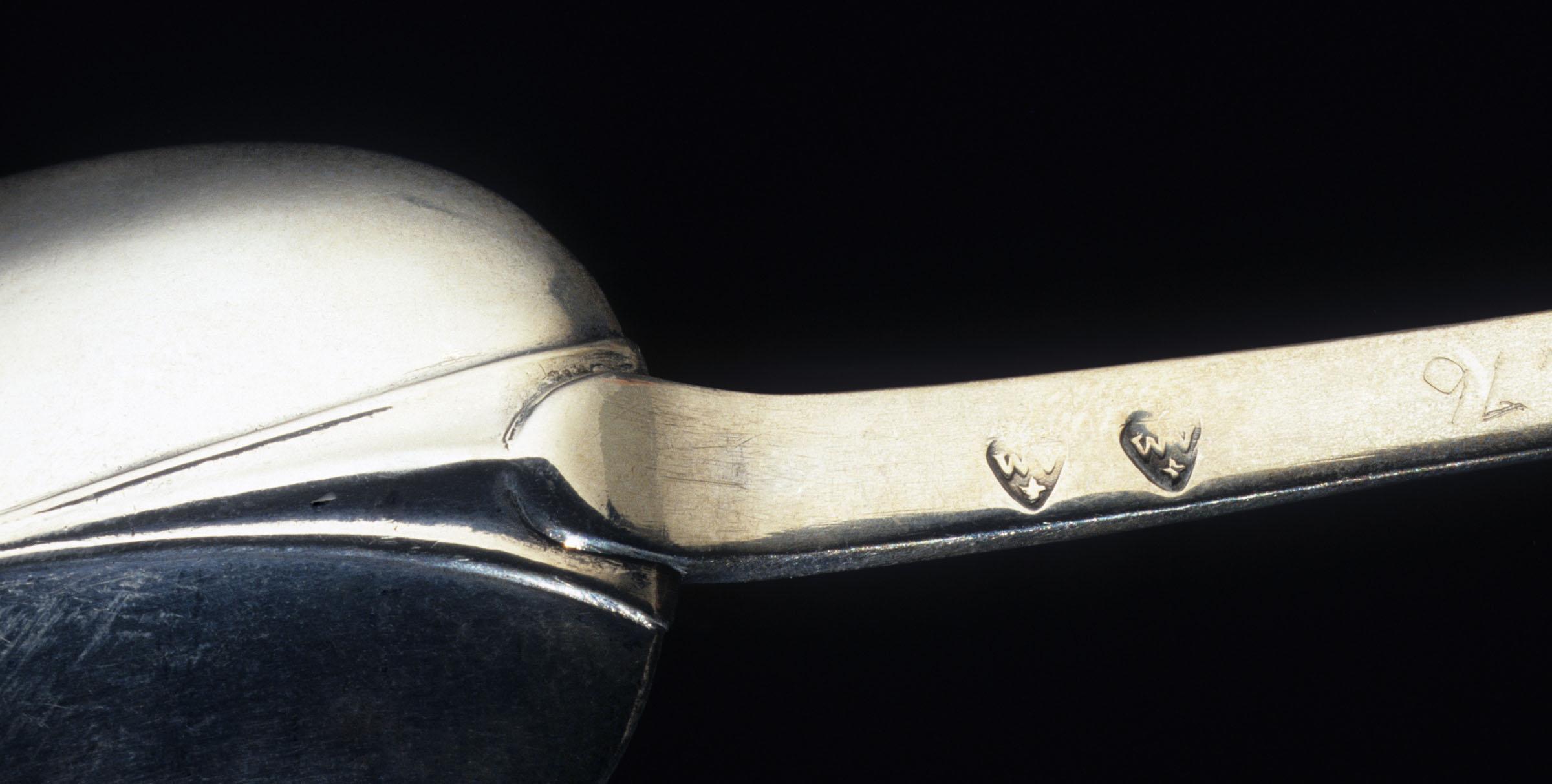 1964.0076 Spoon, Tablespoon, detail 1