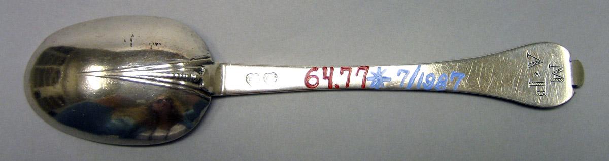 1964.0077 Silver Spoon underside