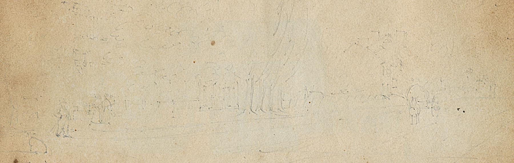 1964.0079 Watercolor, Verso, Detail